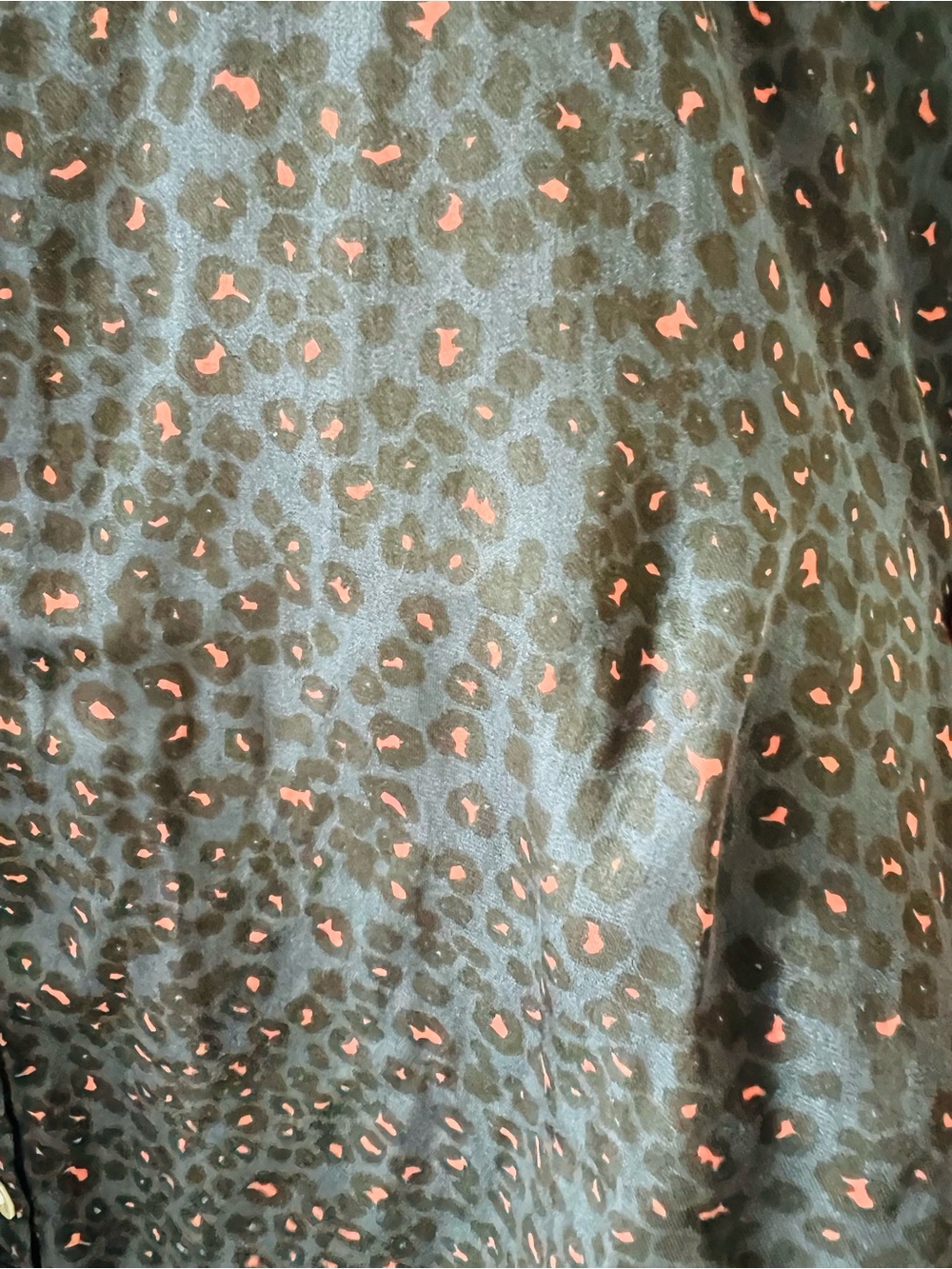 Anthropologie Dolan Marilyn leopard print Long-Sleeve Blouse S - Picture 3 of 9